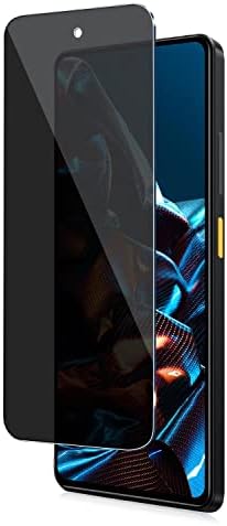 Zeking [2+2pack עבור Xiaomi Poco X5 פרטיות מגן מסך זכוכית מחוסמת ומגן עדשות מצלמה, אנטי- Spy [אנטי-סקרט]